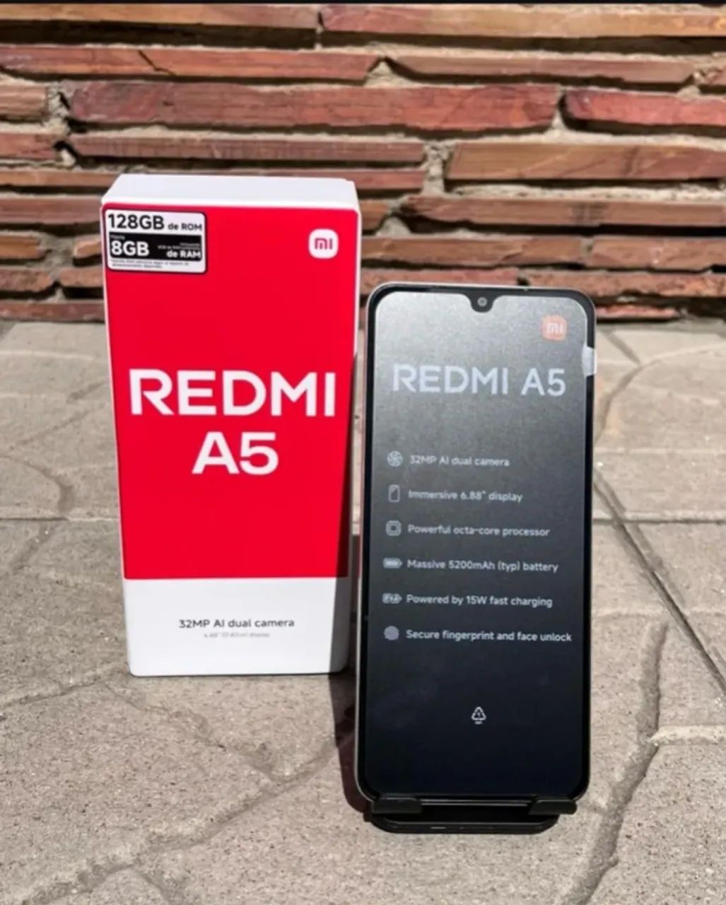Celular Xioami Redmi A5 4/128GB - Novo, Lacrado, Bateria 5000mAh, Tela Grande - Foto 3