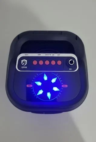 Caixa de Som Sem Fio Multimídia RGB Bluetooth - Com Entrada para Microfone - Foto 3