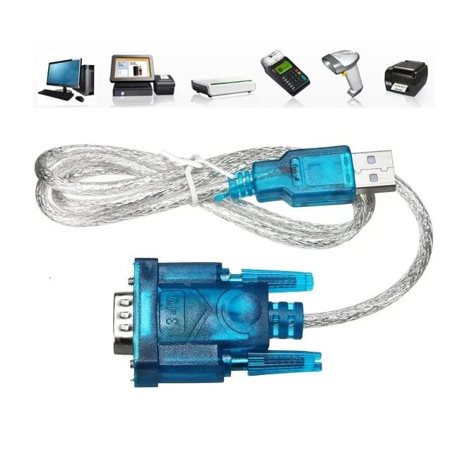 Cabo conversor Usb pra Serial Db 9 Macho Impressora Matricial Interface Paralelo Lpt plug - Foto 2