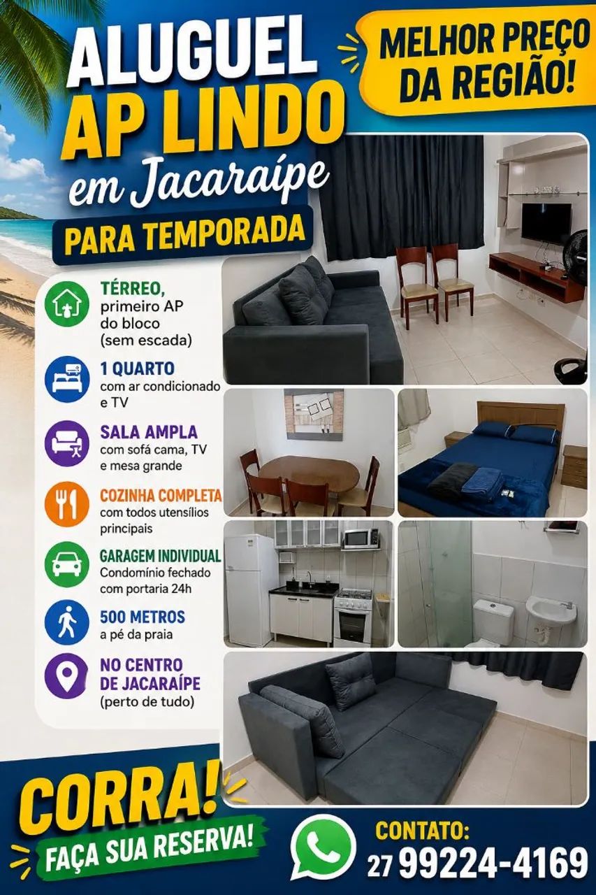 AP lindo em Jacaraipe aluguel Temporada
