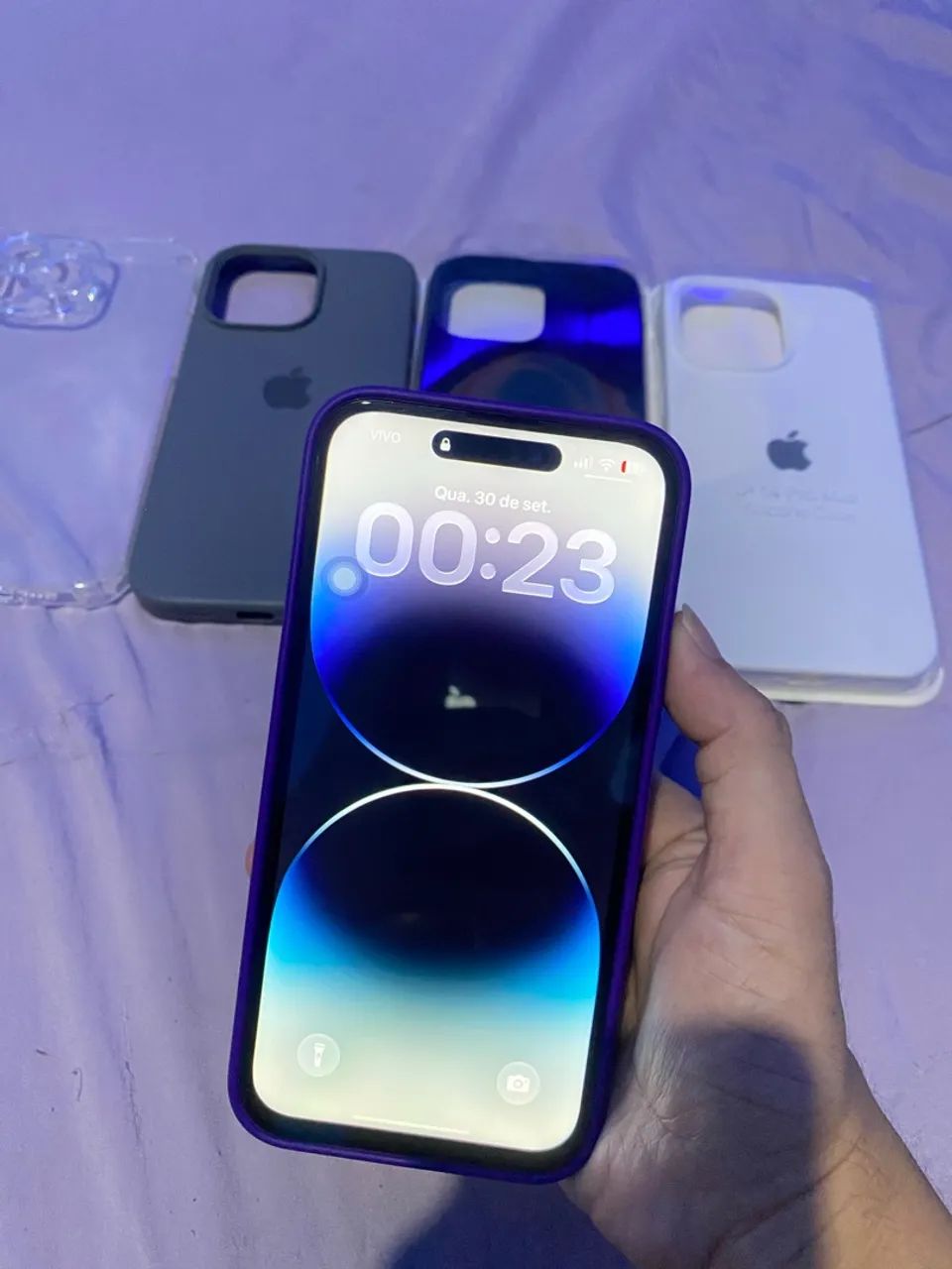 iPhone 14 Pro Max roxo 128gb
