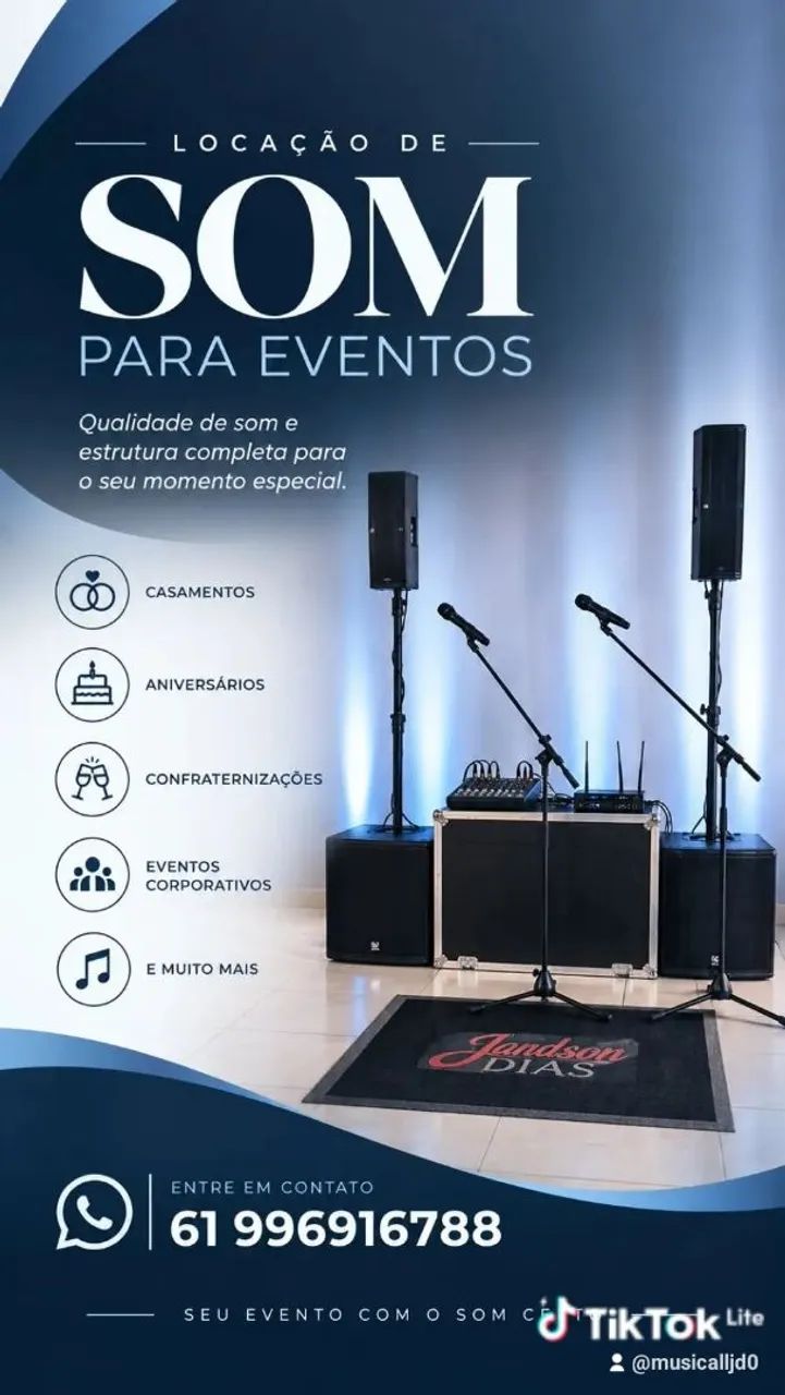 Aluguel de equipamento de som