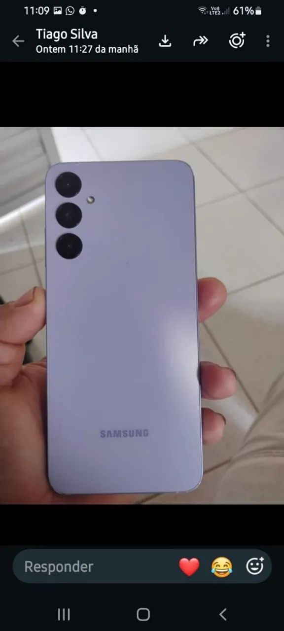 Vendo Samsung 05 S 128 gigas6 de ram  - Foto 2