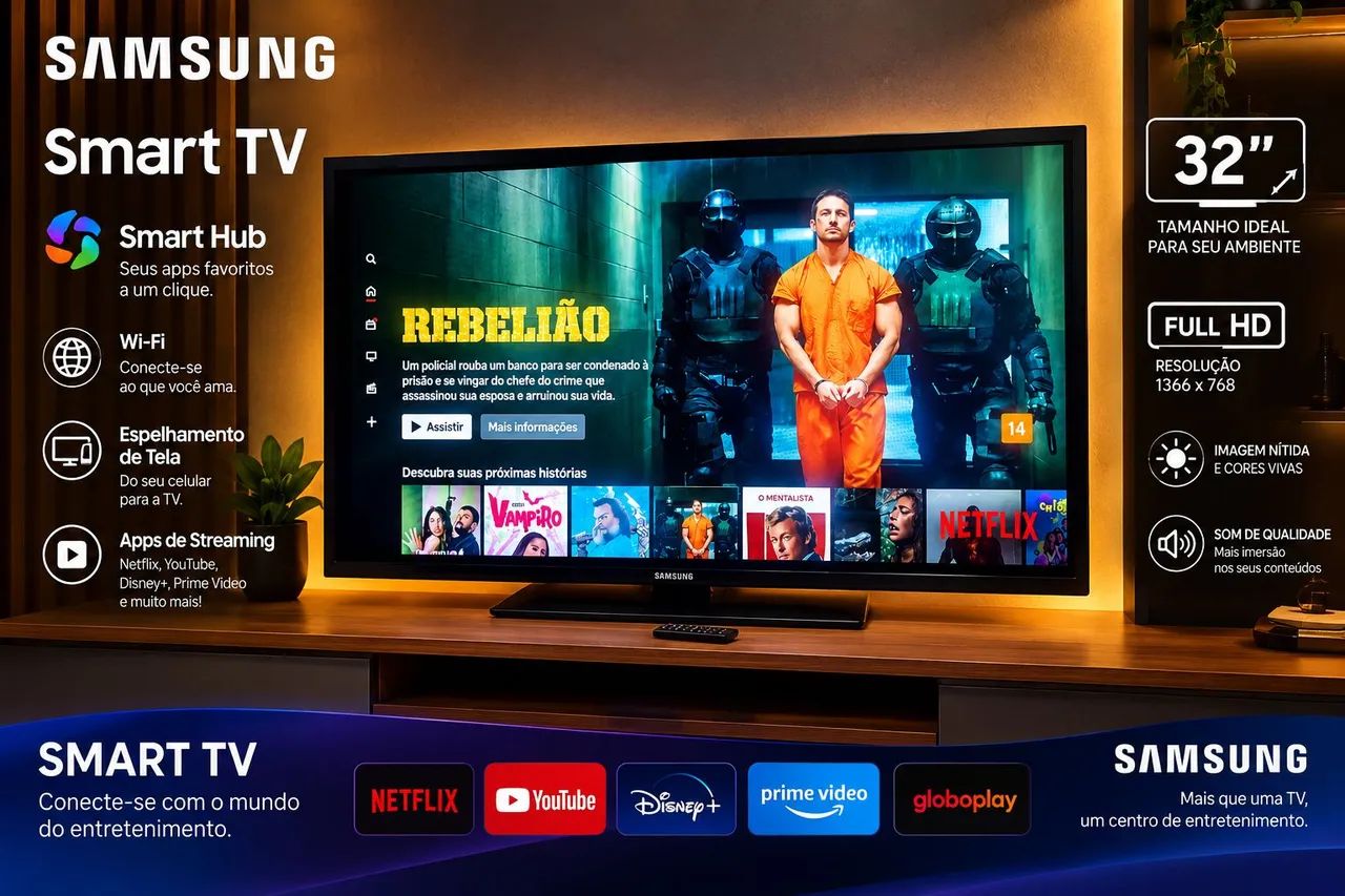 Smart TV 32 polegadas