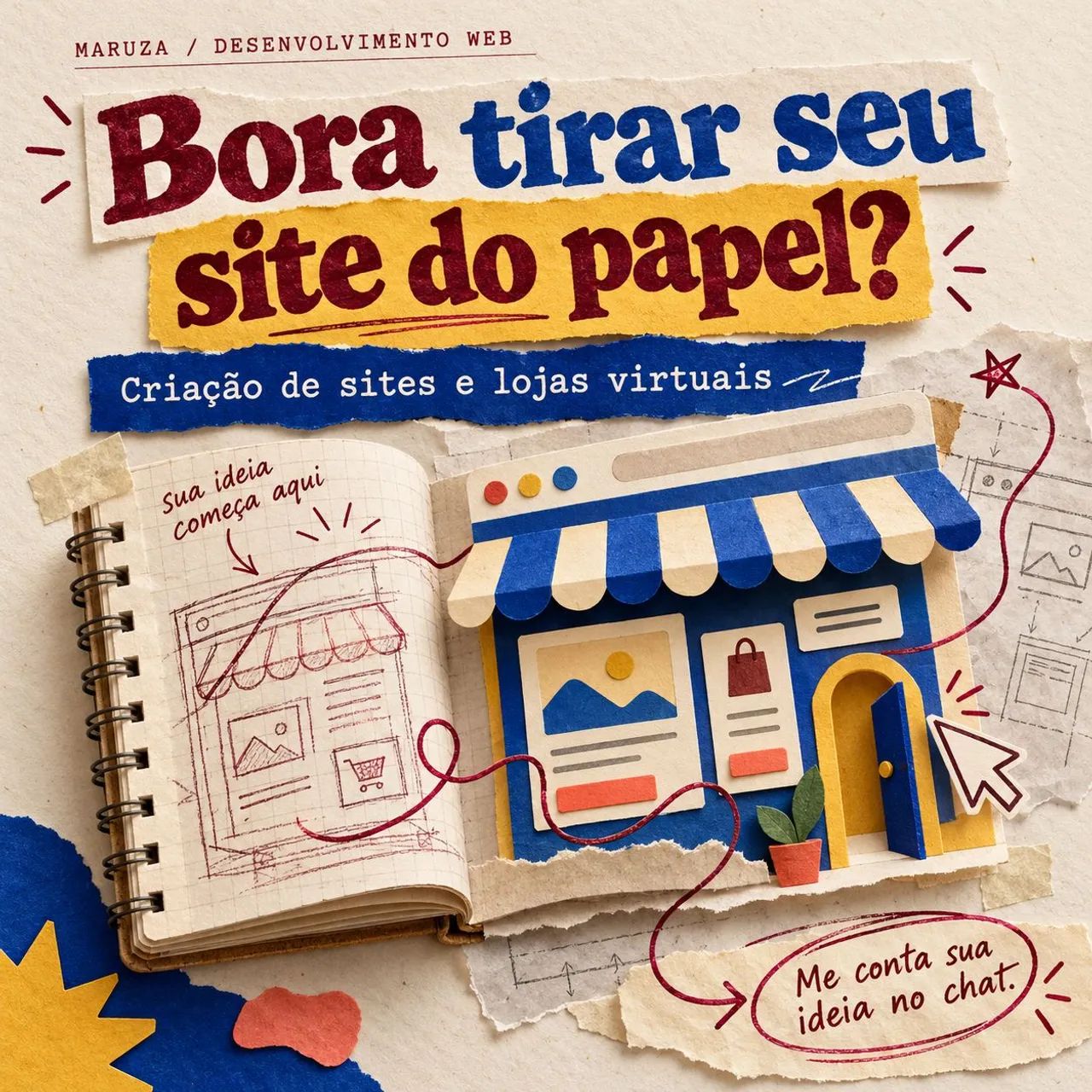 Bora tirar seu site do papel? ?