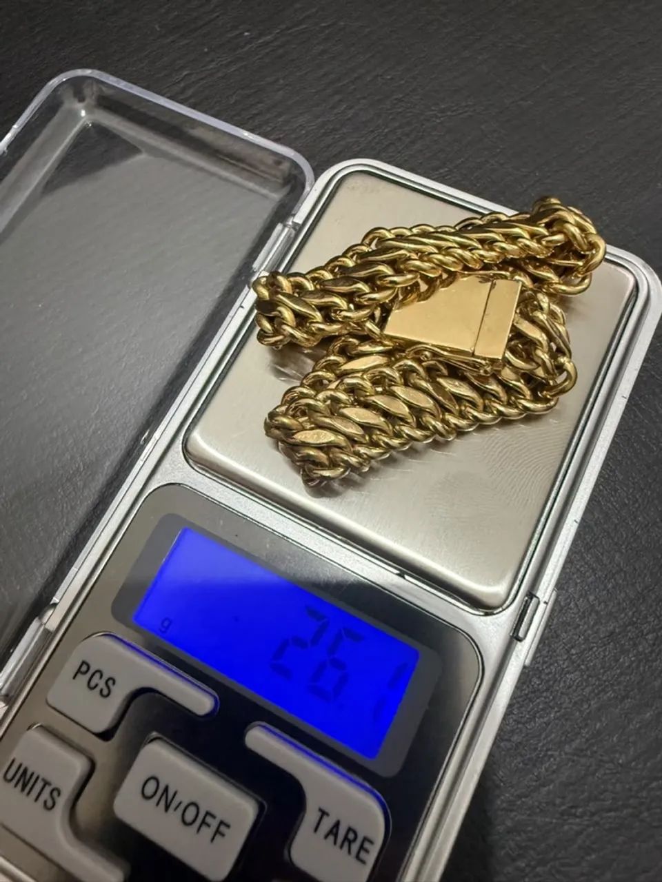 Pulseira de ouro 18 k, ocada, nova - Foto 2