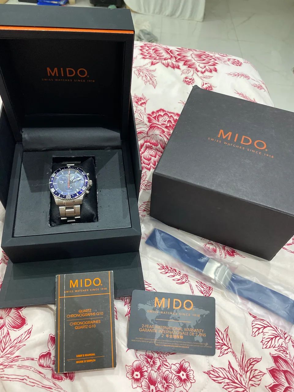 Relógio Mido Ocean Star Cronógrafo (+ pulseira extra) - Foto 3