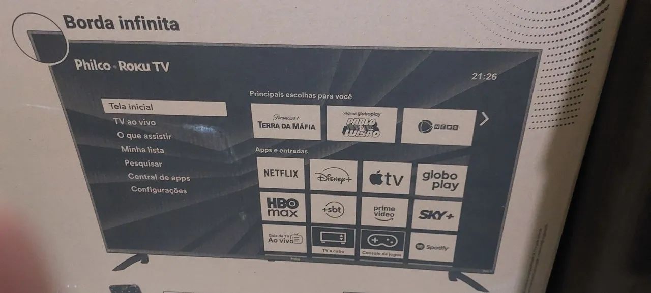 Tv nova 49 polegadas retirar peças  - Foto 2