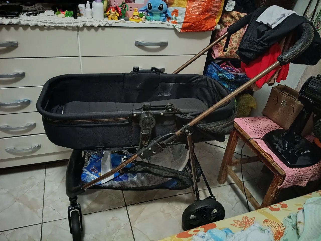 Carrinho Moisés e Bebe Conforto 