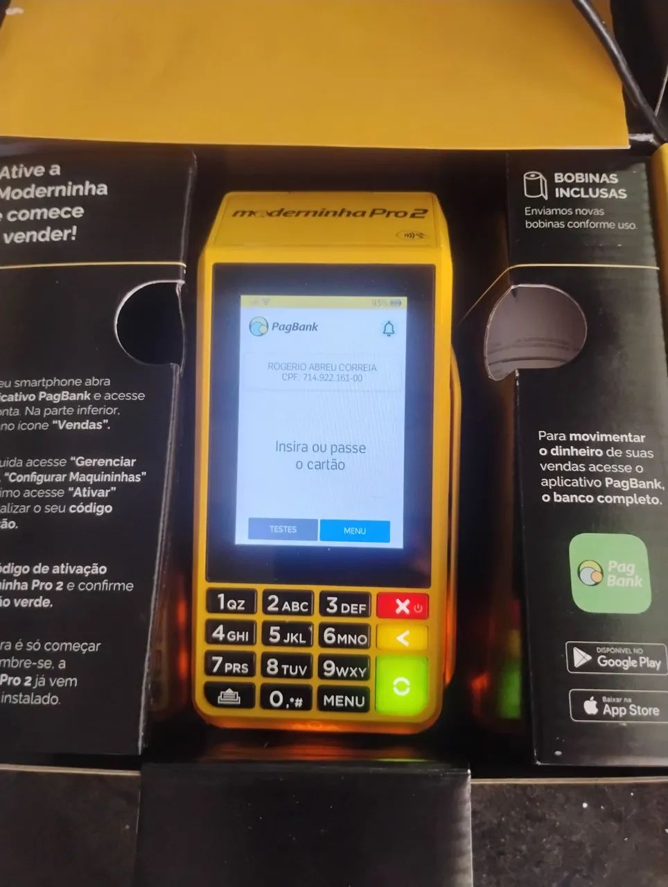 2 Máquinas de cartão Pag Bank  - Foto 5