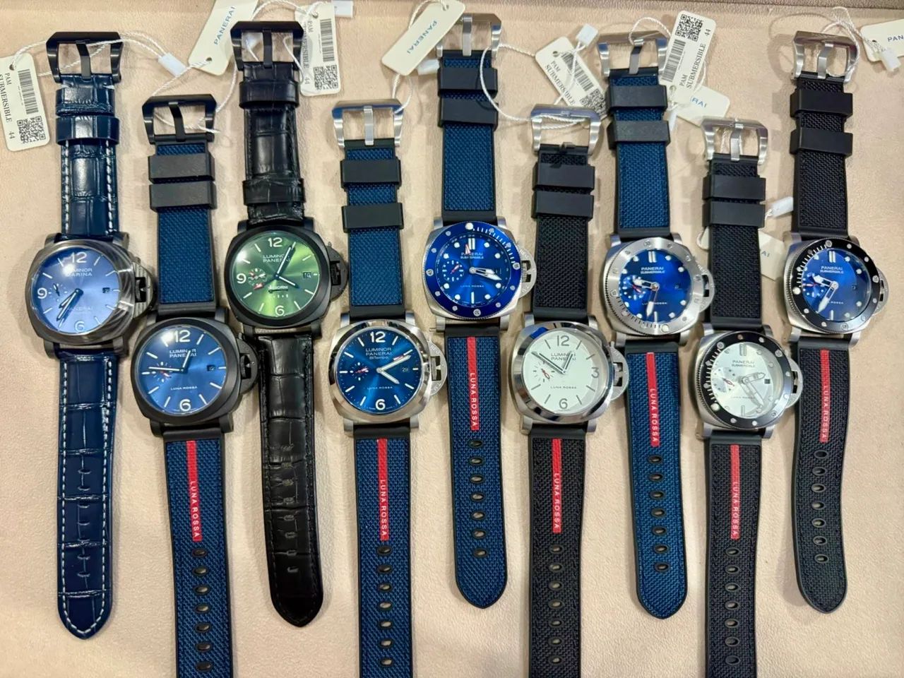 Panerai Luminor Luna Rossa - Pulseira Nylon - Automático- Várias Cores