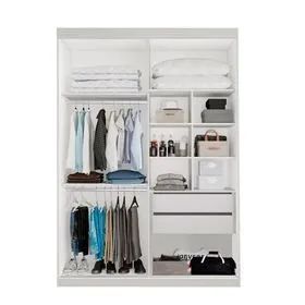 Guarda Roupa 2 portas de Correr C/Espelho 100% MDF  - Foto 5