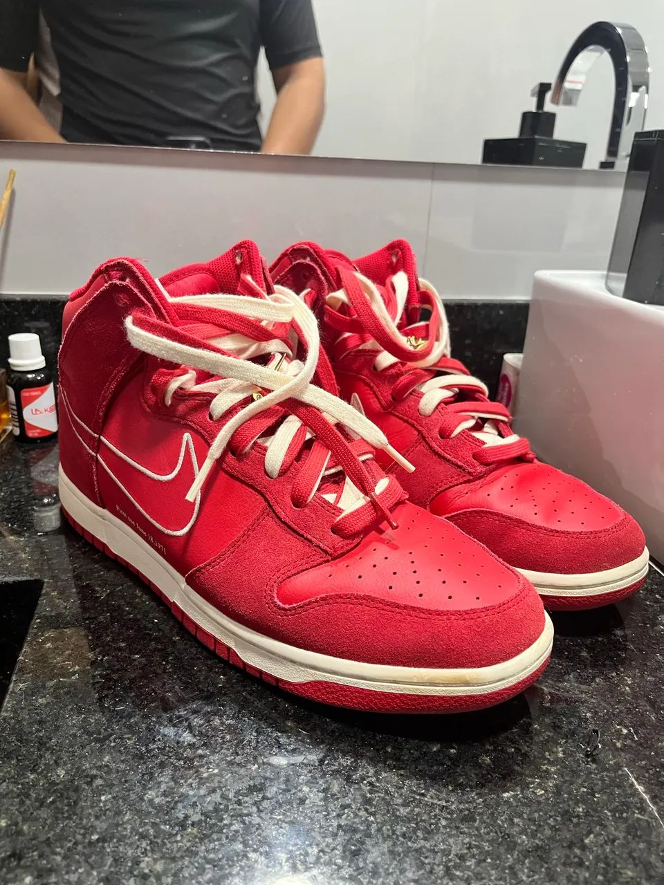 Nike Dunk High - First Use University Red 