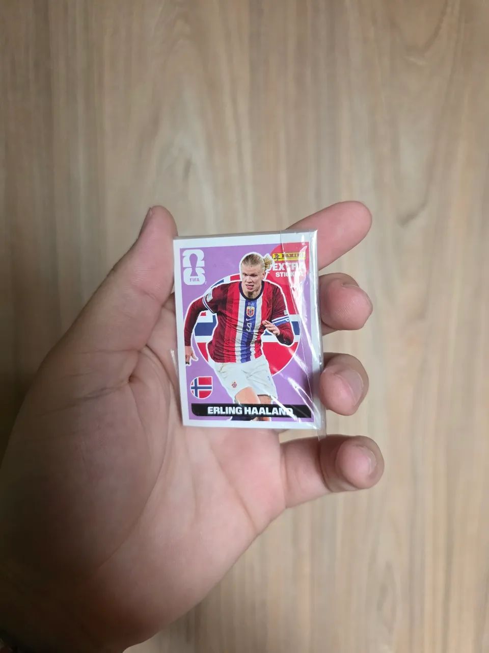 Figurinha Extra Halaand bordô