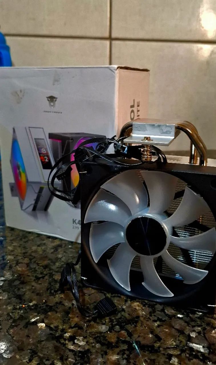 Air Cooler PC Cooler K4 White / ARGB  - Foto 2