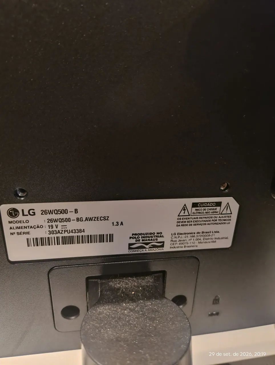 Monitor ultrawide LG 26 polegadas - Foto 4