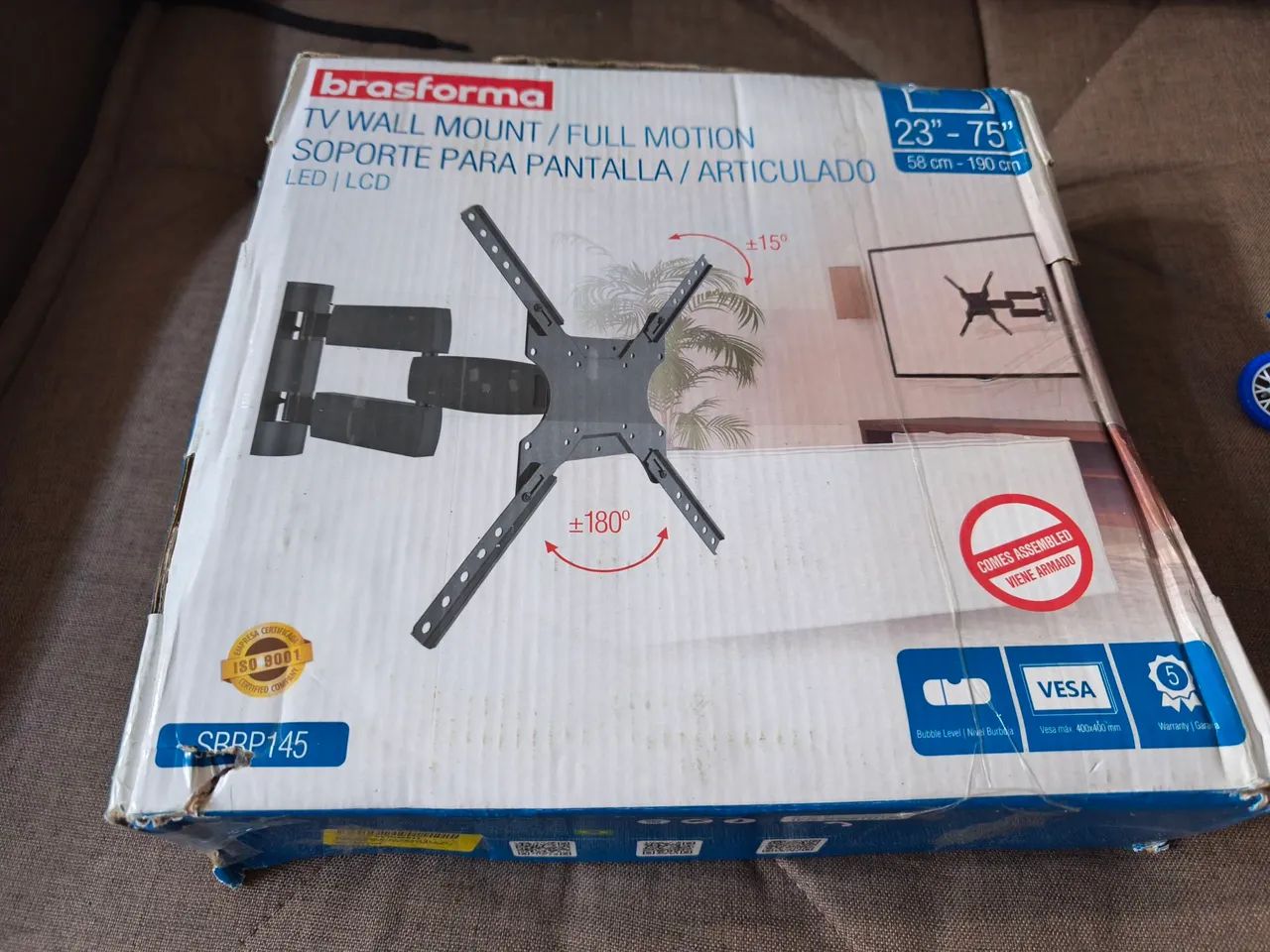 Suporte para tv brasfarma de 23 a 75 polegadas