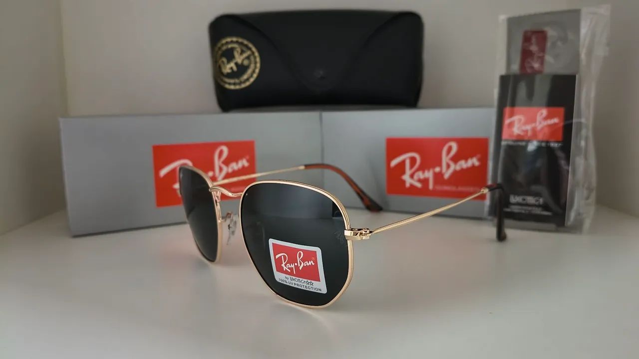 ÓCULOS DE SOL RAYBAN EXAGONAL  - Foto 2
