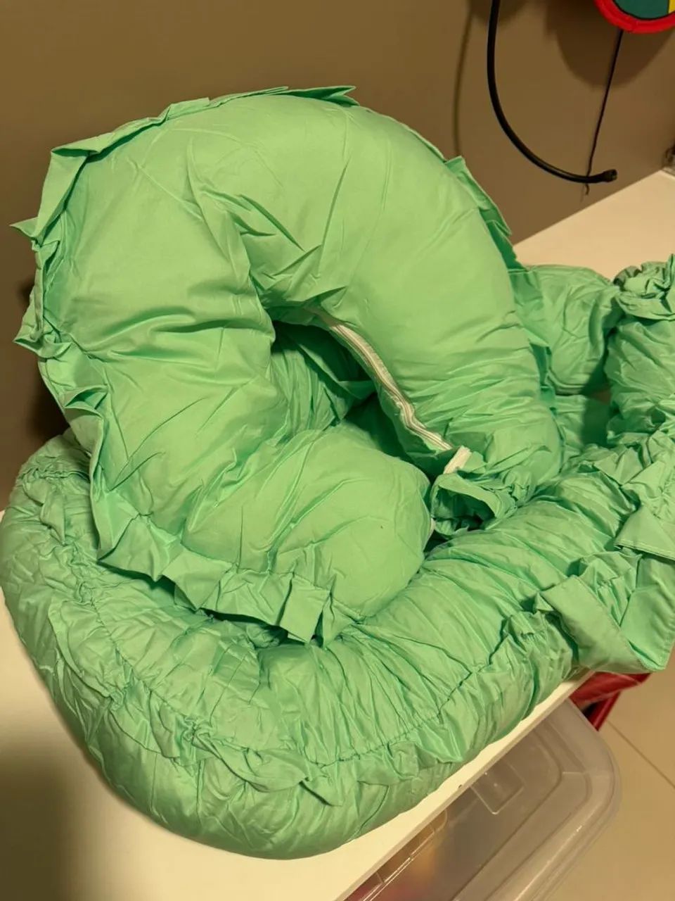 Ninho Redutor De Berço + Almofada Amamentação + Mosquiteiro - Foto 3