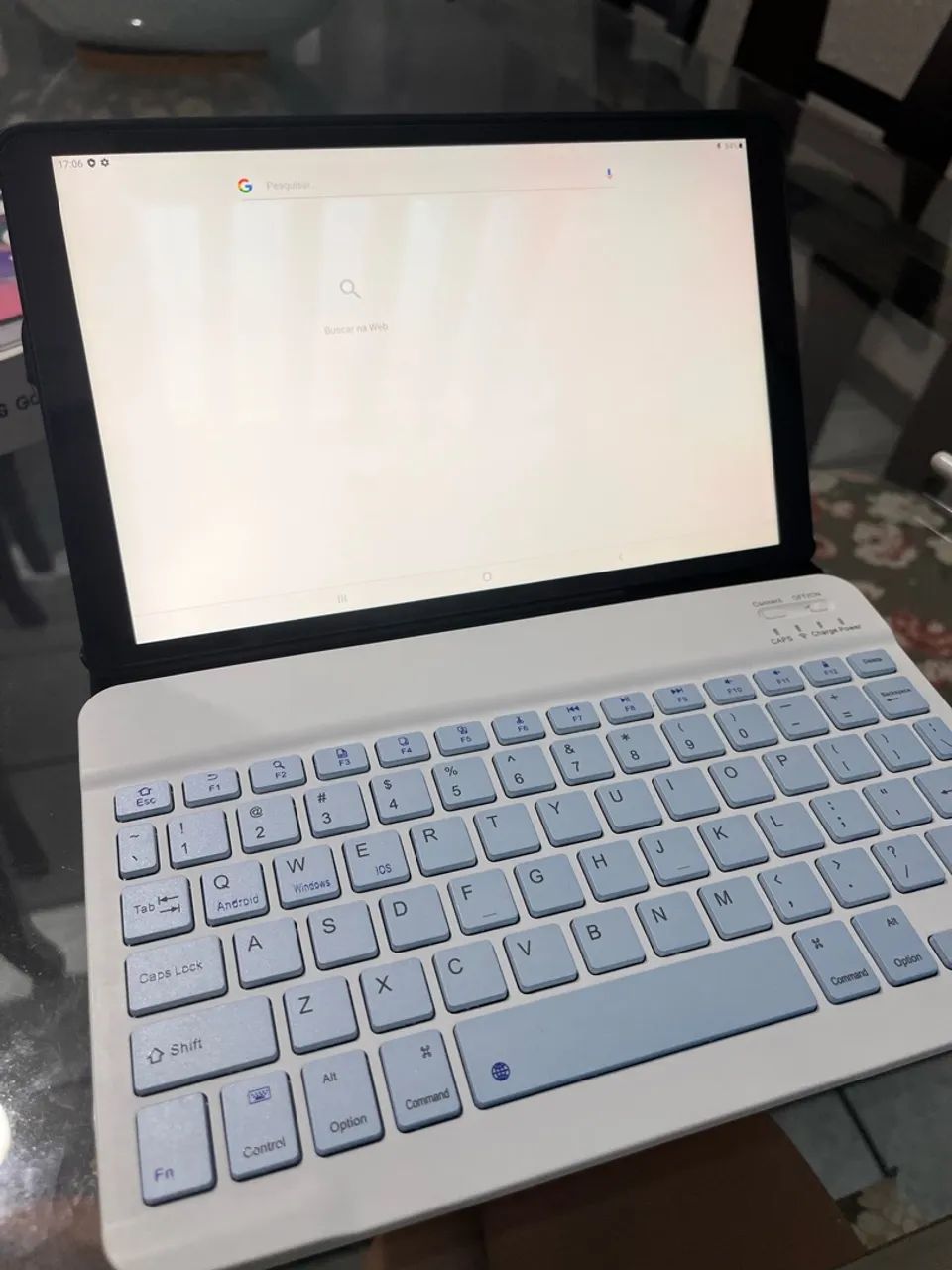Tablet Samsung Galaxy Tab A c/ caneta digital e teclado via Bluetooth  - Foto 3