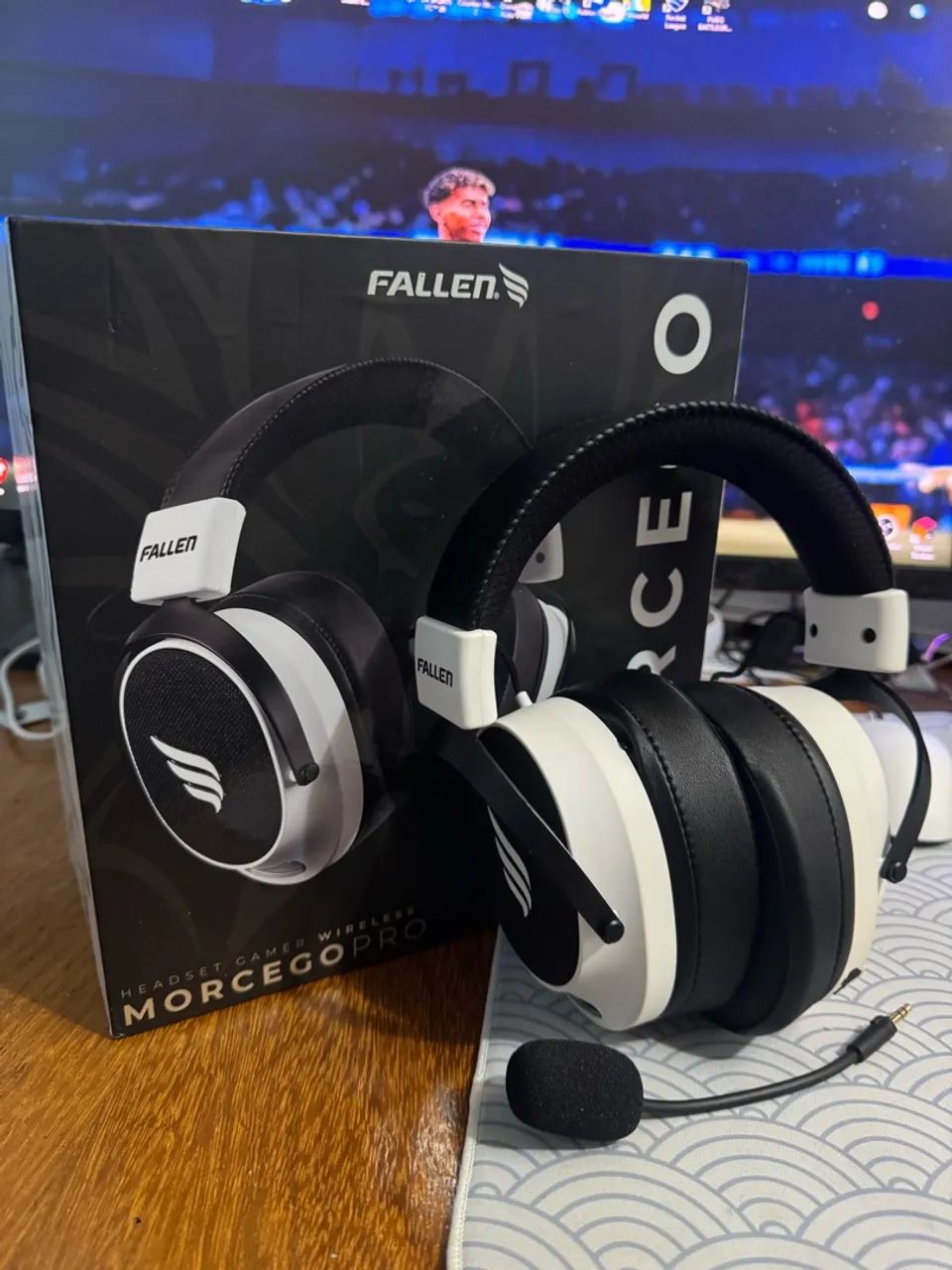 Fone/headset Fallen Morcego Pro Wireless
