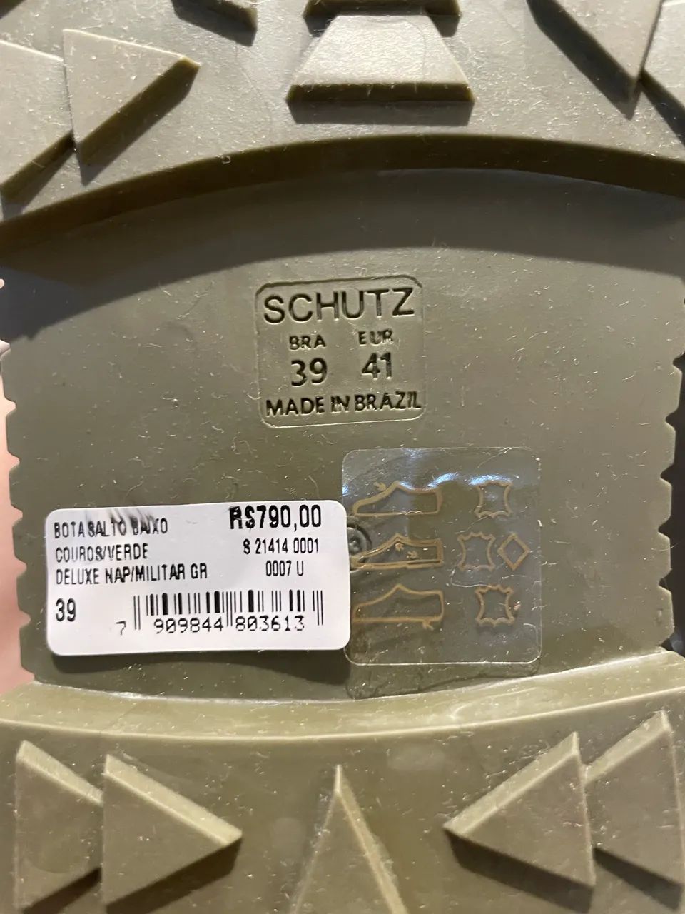 bota coturno bold schutz 39 - Foto 5