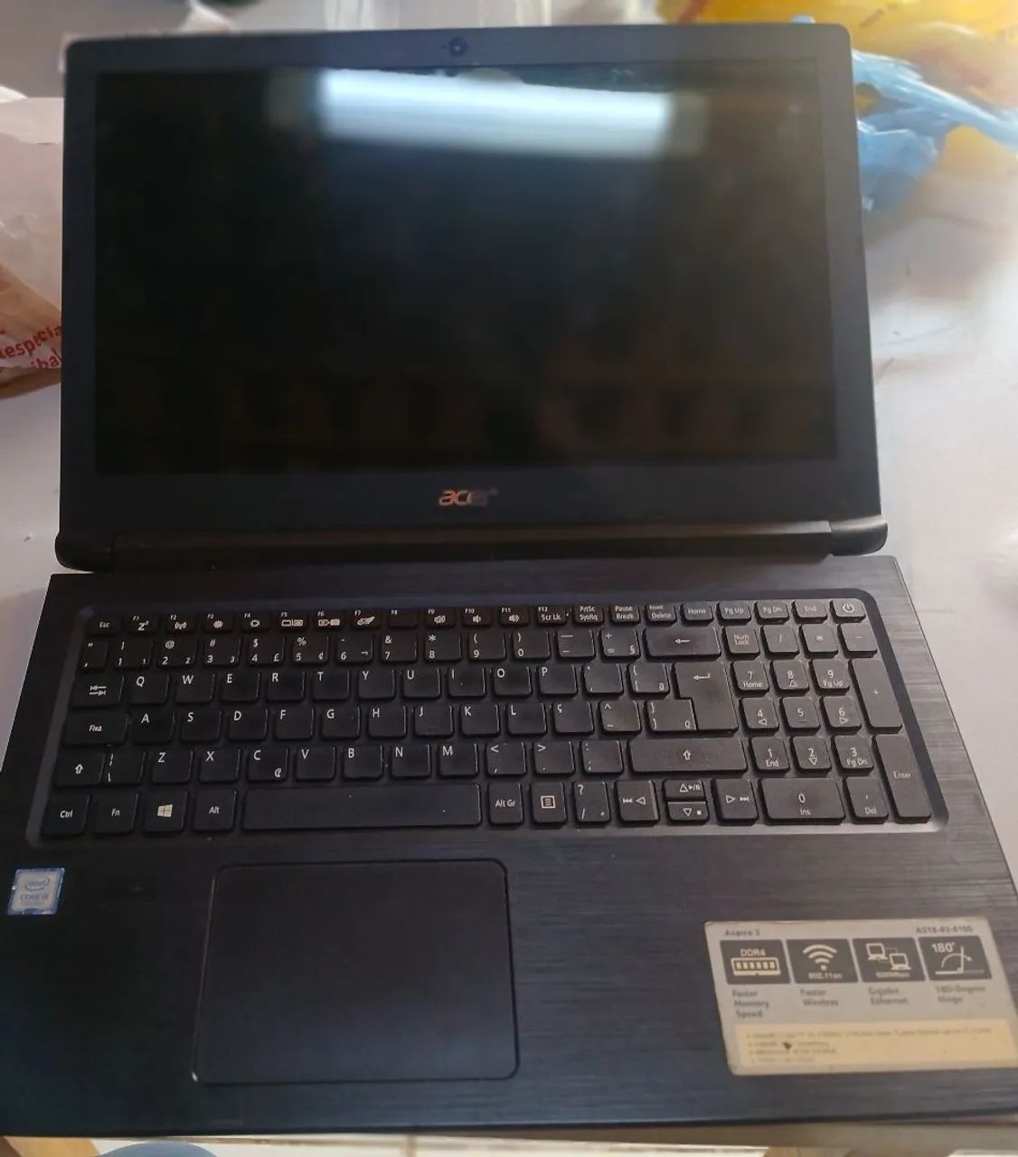 Notebook acer tela de 15 com defeito - Foto 2