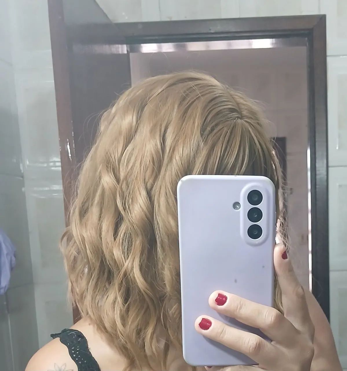 Lace cabelo fibra ondulada - Foto 5