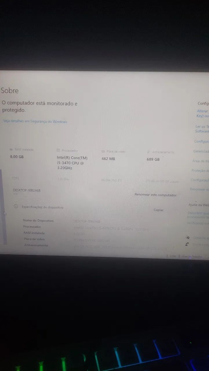 Kit pc i5 3470 