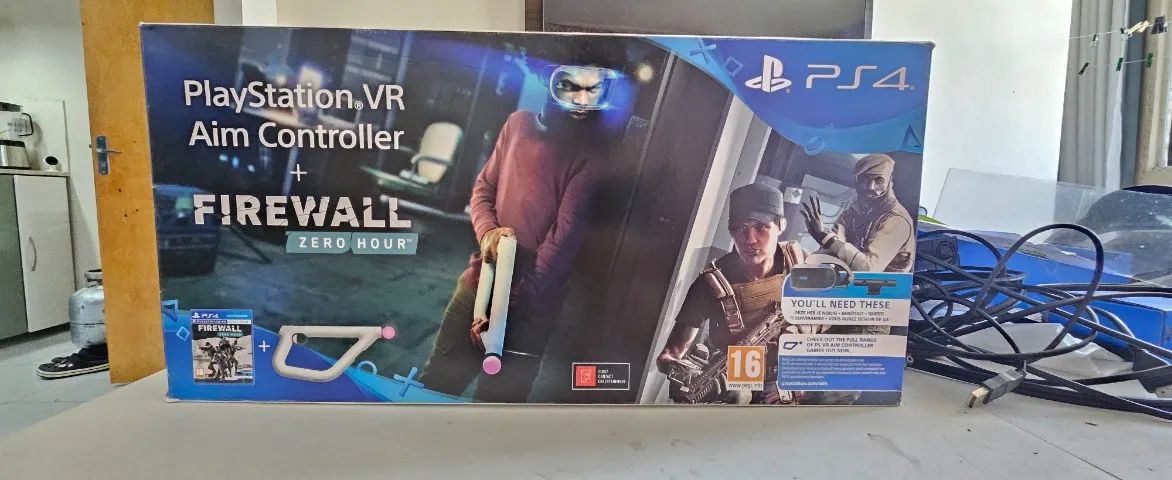Aim controller PS4 + Firewall Zero Hour Lacrado - Foto 3