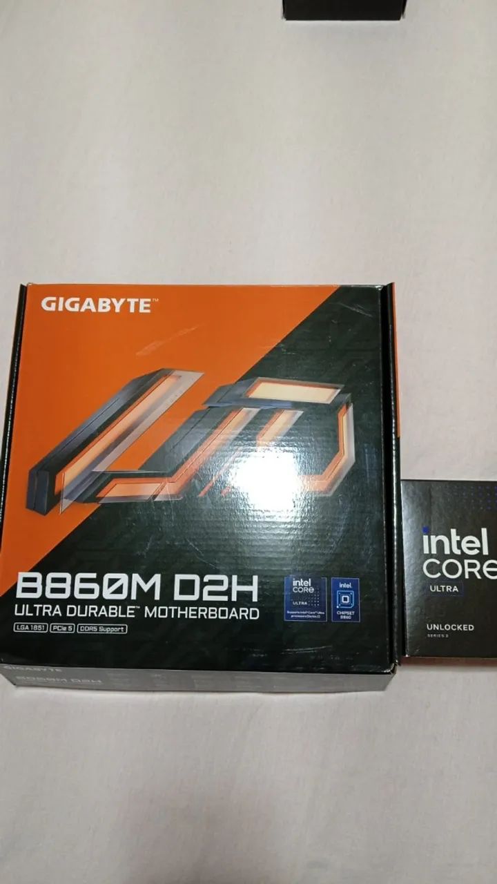 Intel core ultra 5 250k plus + Placa mãe GIGABYTE B860 