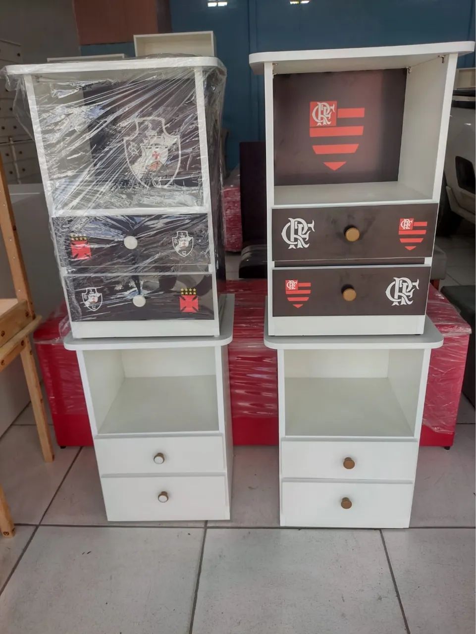 Criado Mudo Branco 60x36 (Entregamos) - Foto 2