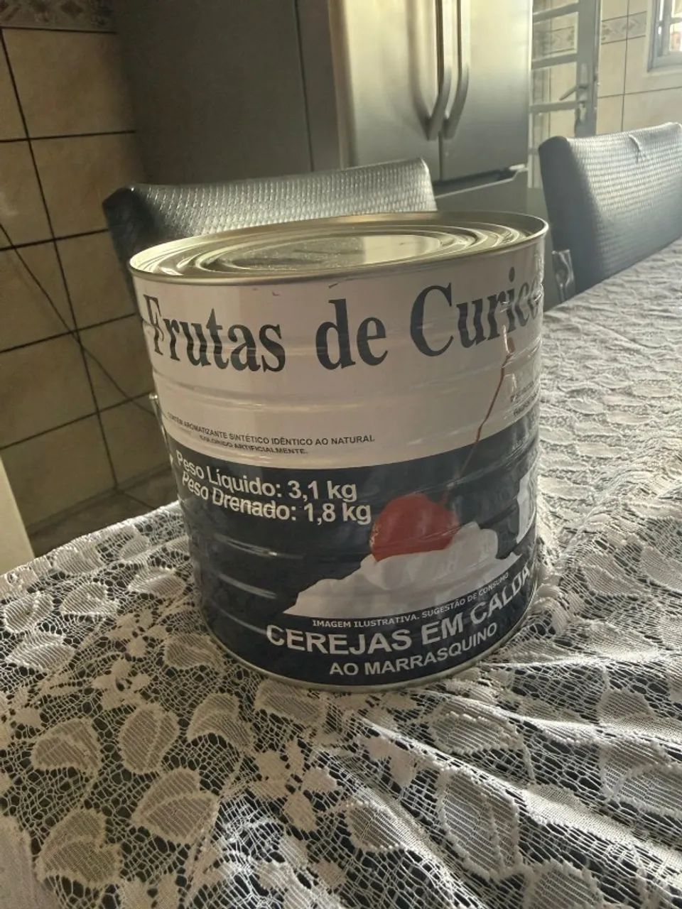 Lata cereja calda 03 kilos