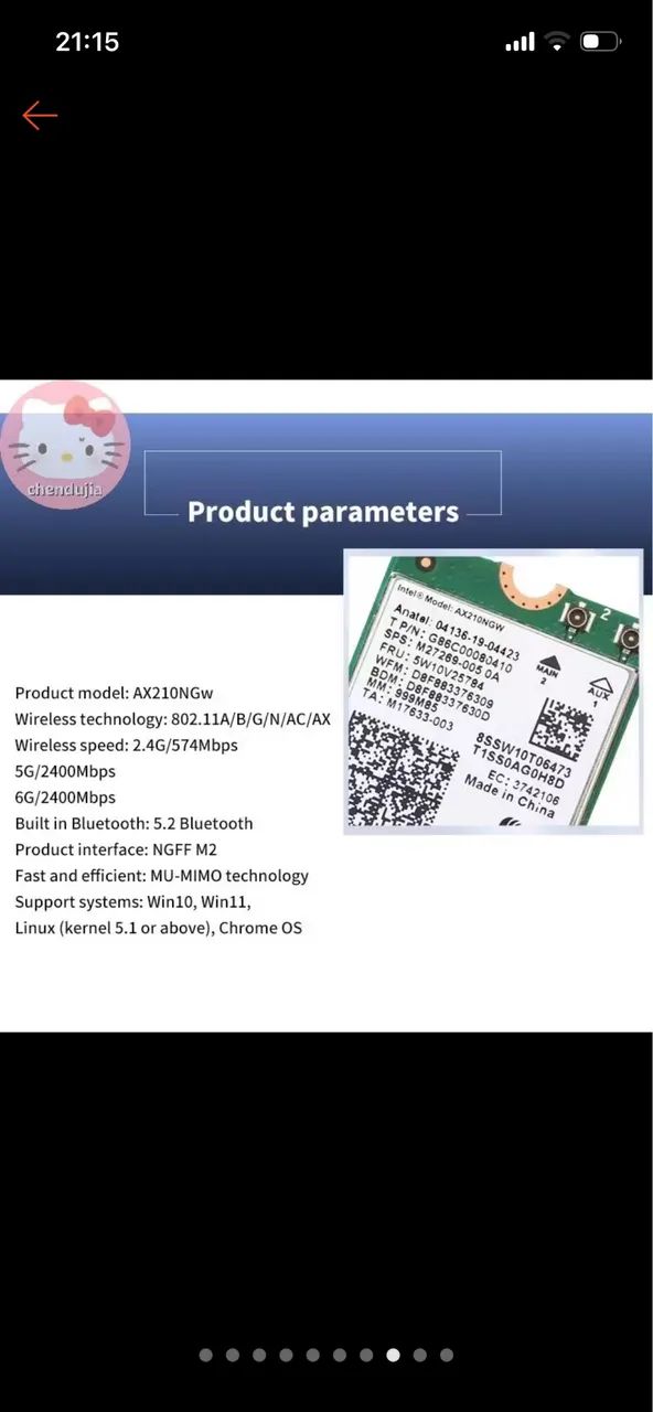 Adaptador Wi-Fi nvme - Foto 2