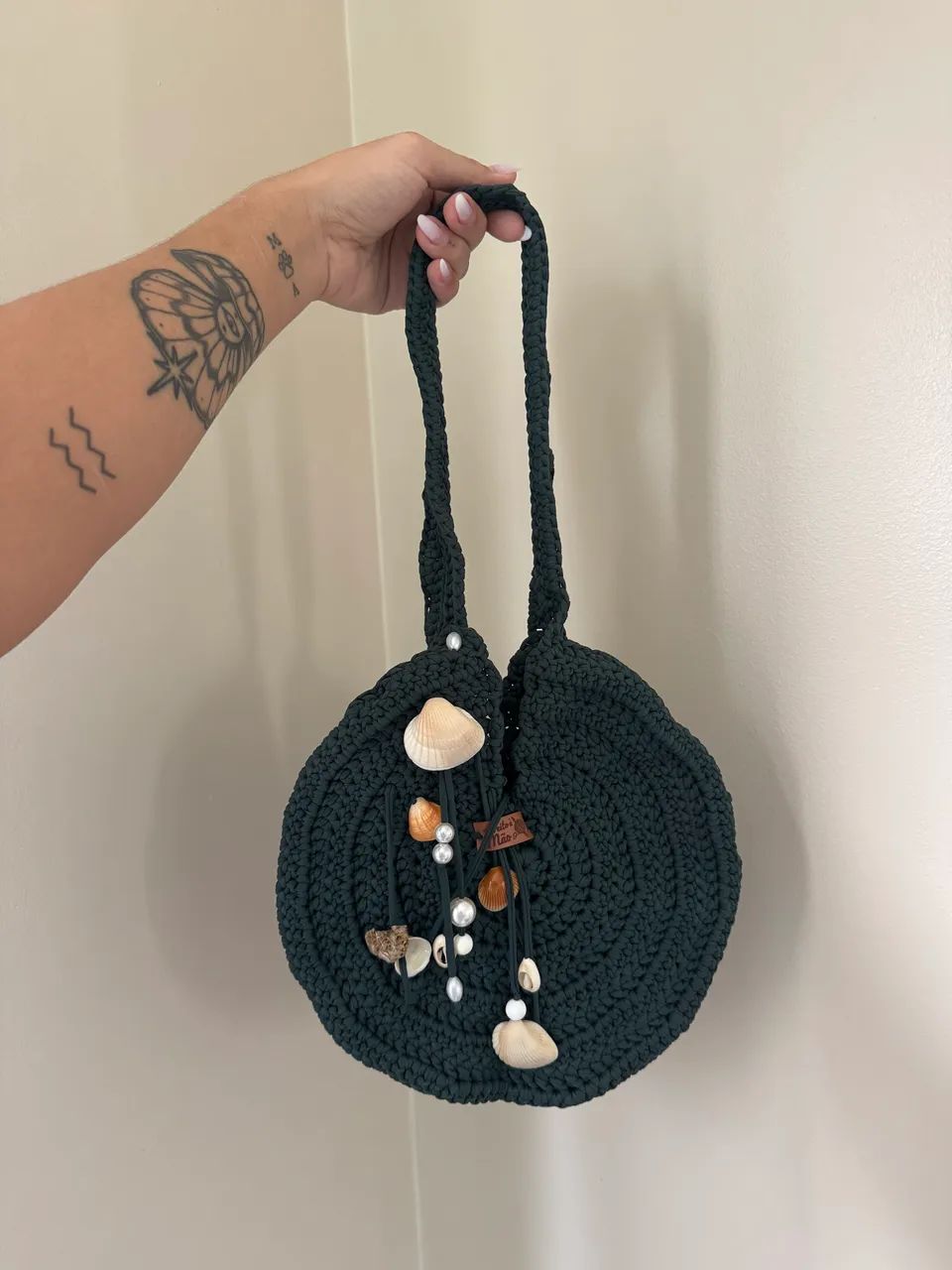 Bolsa de Crochê com Conchas  - Foto 2