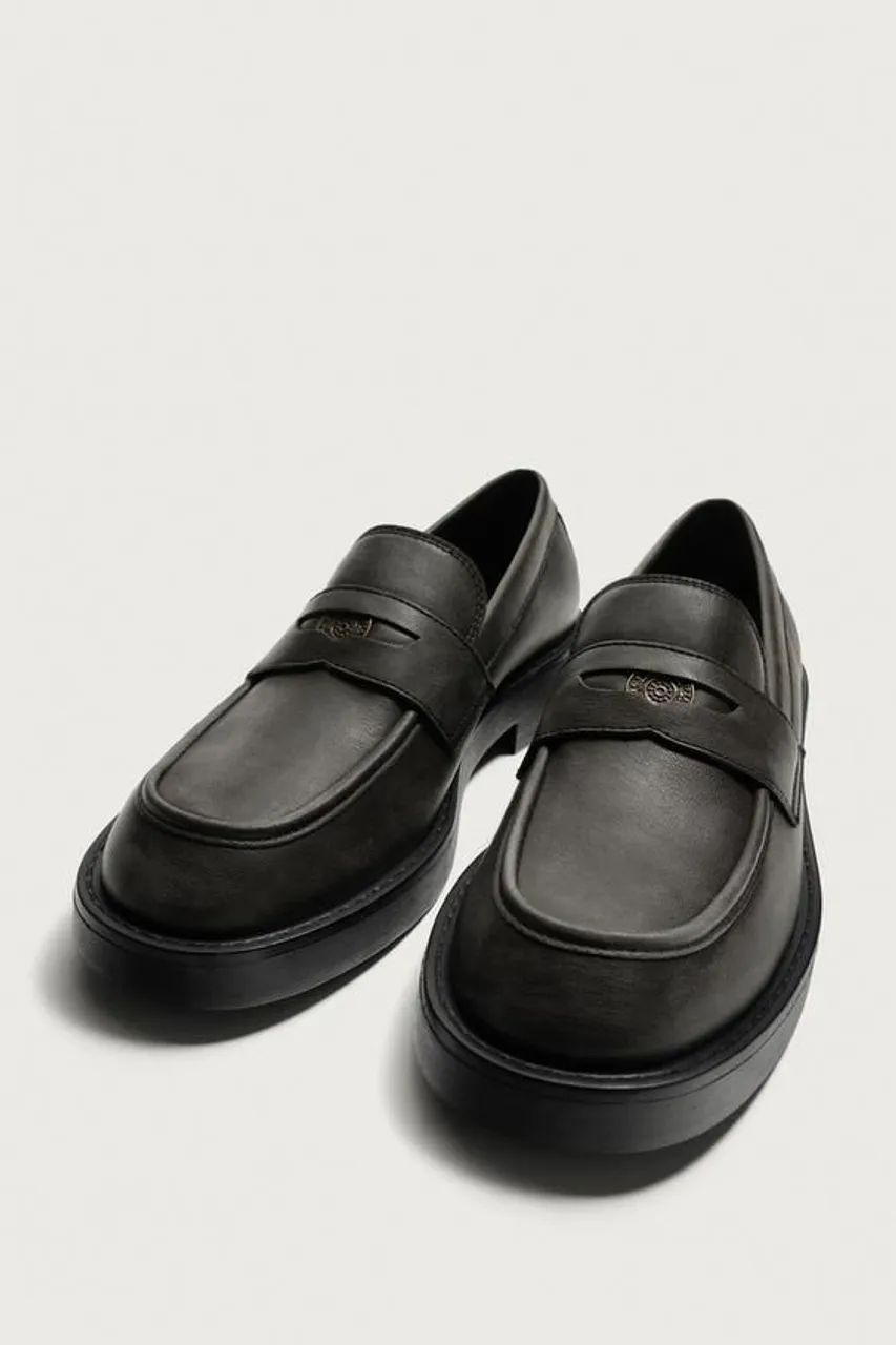 Mocassim masculino zara