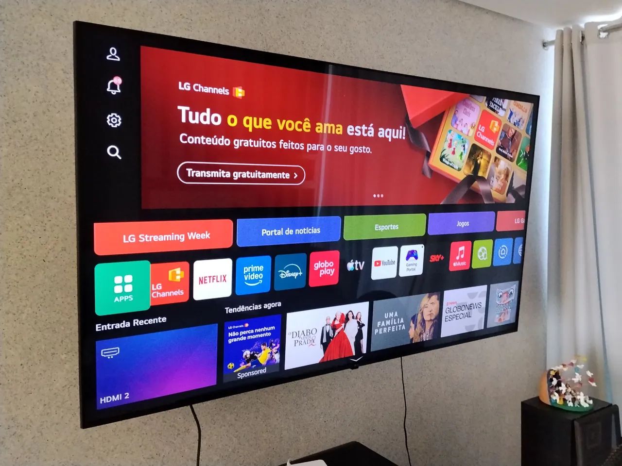 TV LG 4k ultra hd 65 polegadas Super Nova - Foto 2
