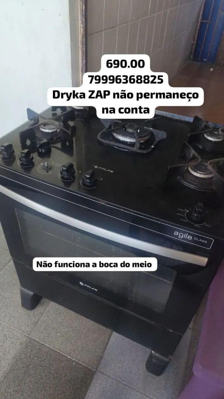 Fogão usado 