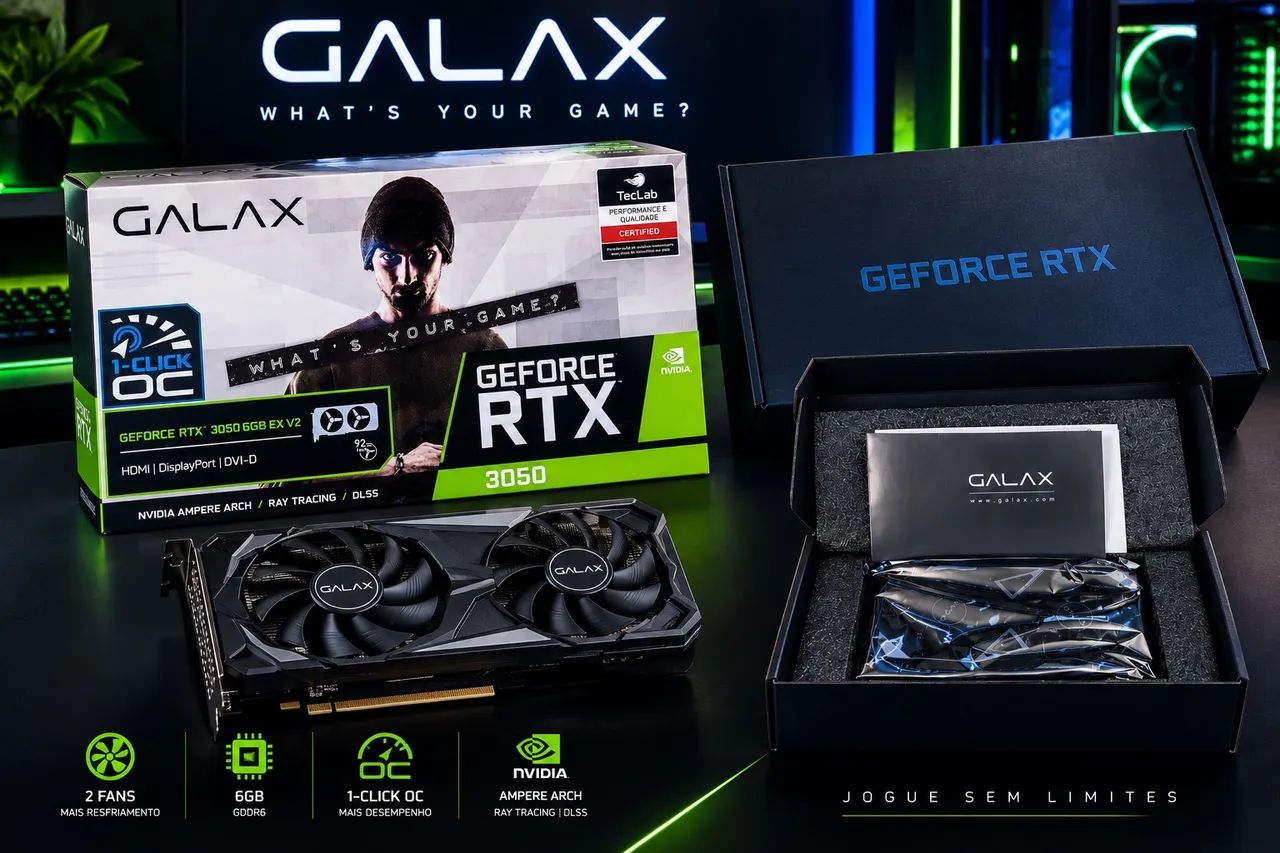 GALAX GEFORCE RTX 3050 6GB 