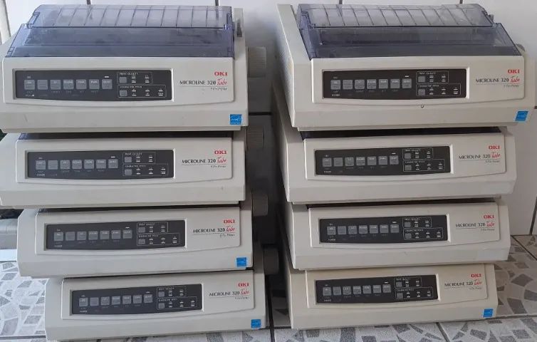 Impressora OKI Microline 320 Turbo 220V - Usada Defeito