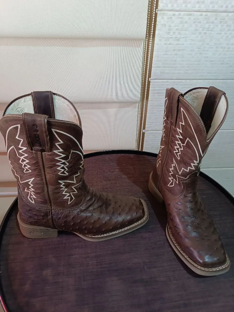 Bota Durango Couro Exótico avestruz  - Foto 3