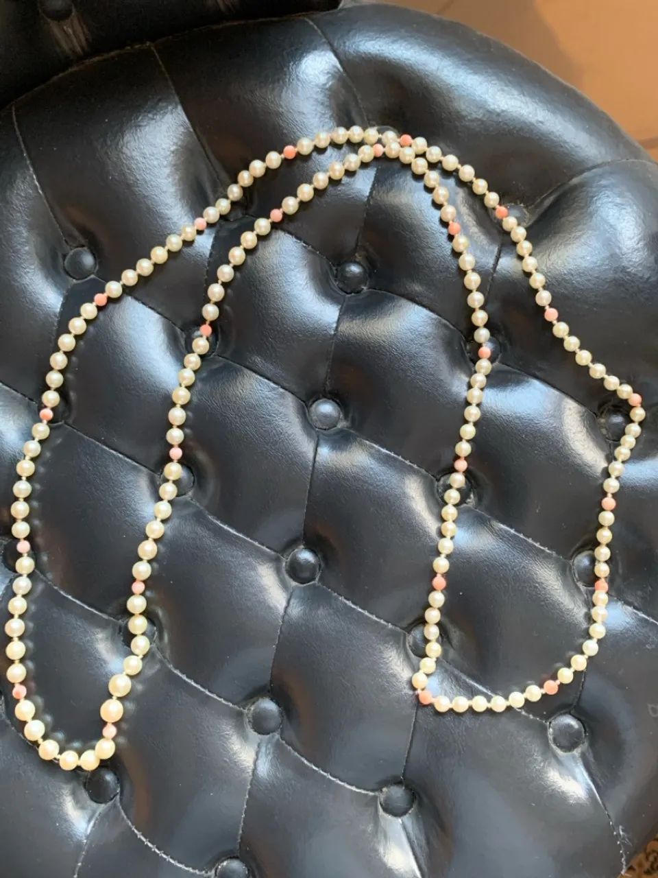 Colar de pérolas com corais - Foto 5