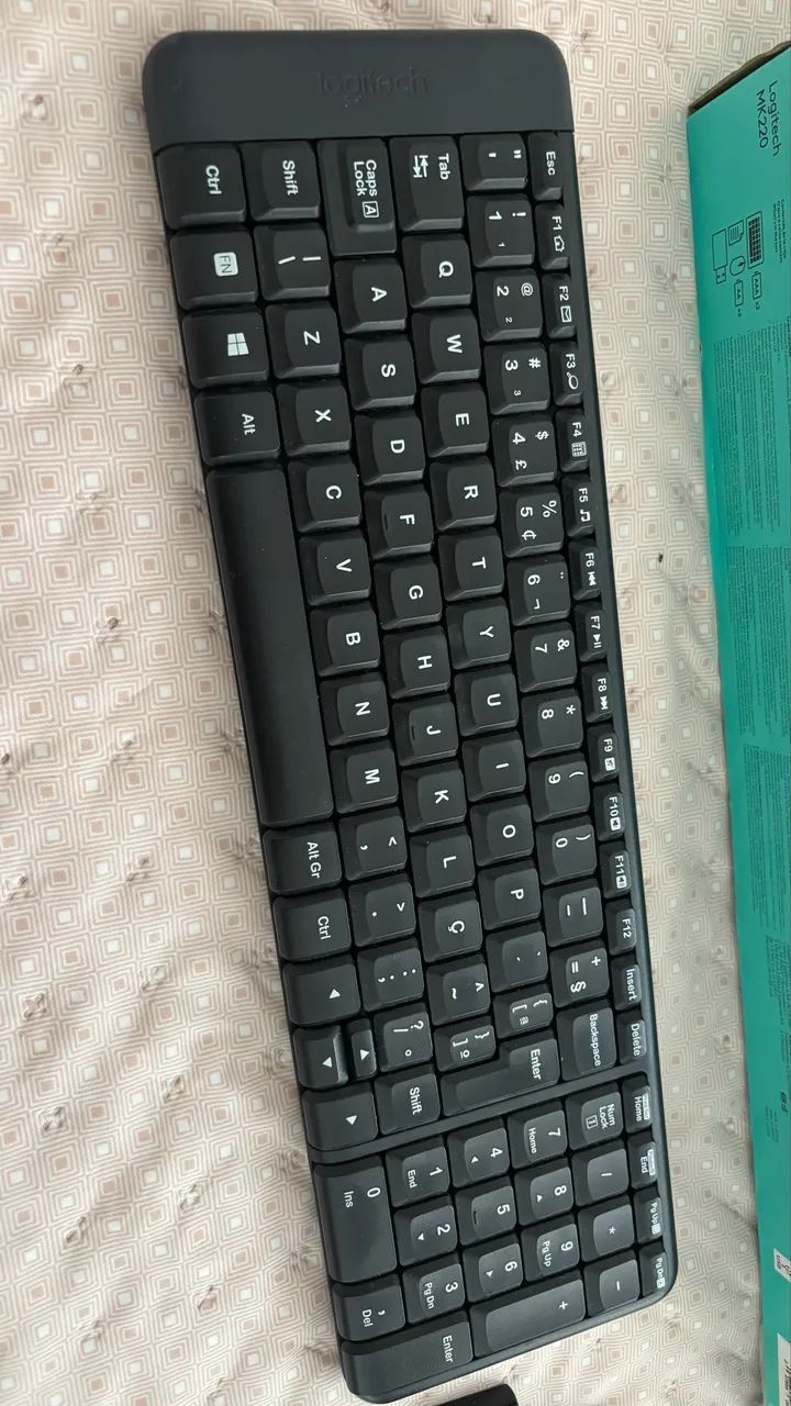 TECLADO + MOUSE SEM FIO LOGITECH MK220 - Foto 2