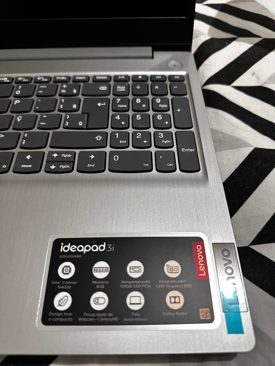 O Lenovo IdeaPad 3i (modelo 82BU0006BR) - Foto 2