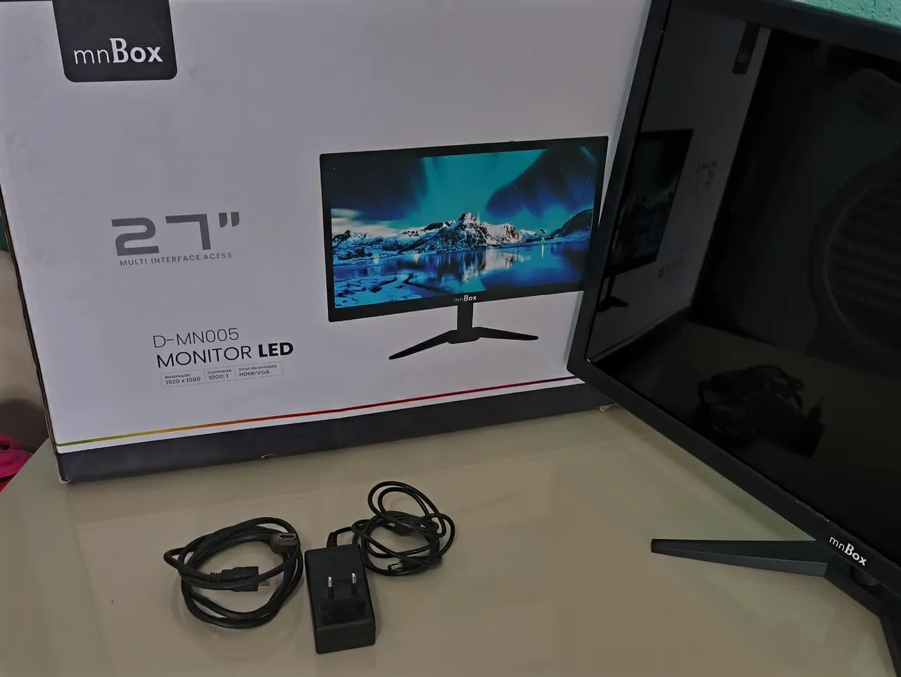 Monitor led  27 polegadas 1080p 75hz - Foto 5