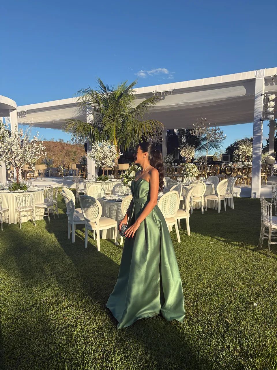 Vestido Longo Verde Oliva  - Foto 2