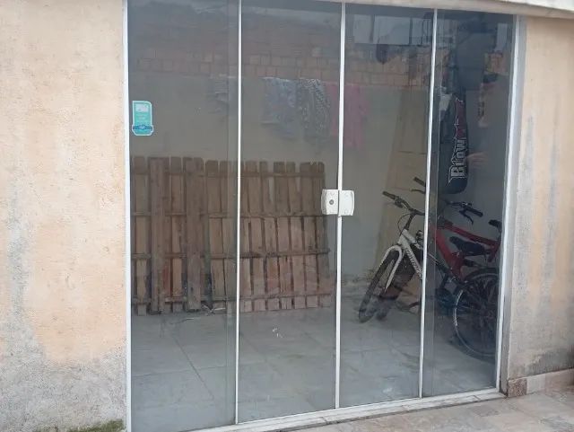 Porta de vidro 4 folhas 