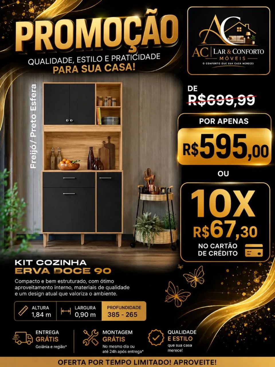 ARMÁRIOS DE COZINHA A PARTIR DE 595