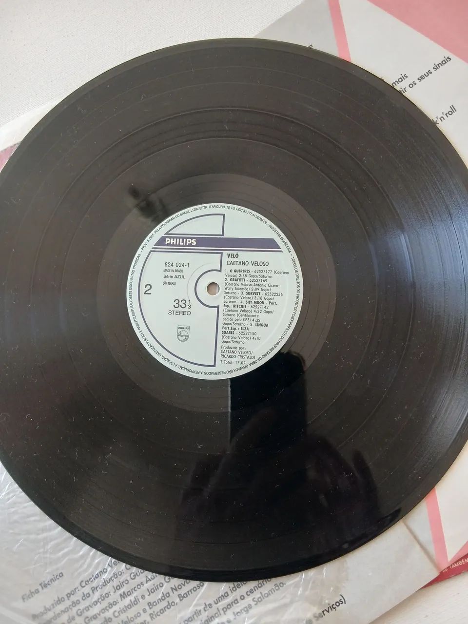 Lp Caetano Veloso "velo" usado  - Foto 5