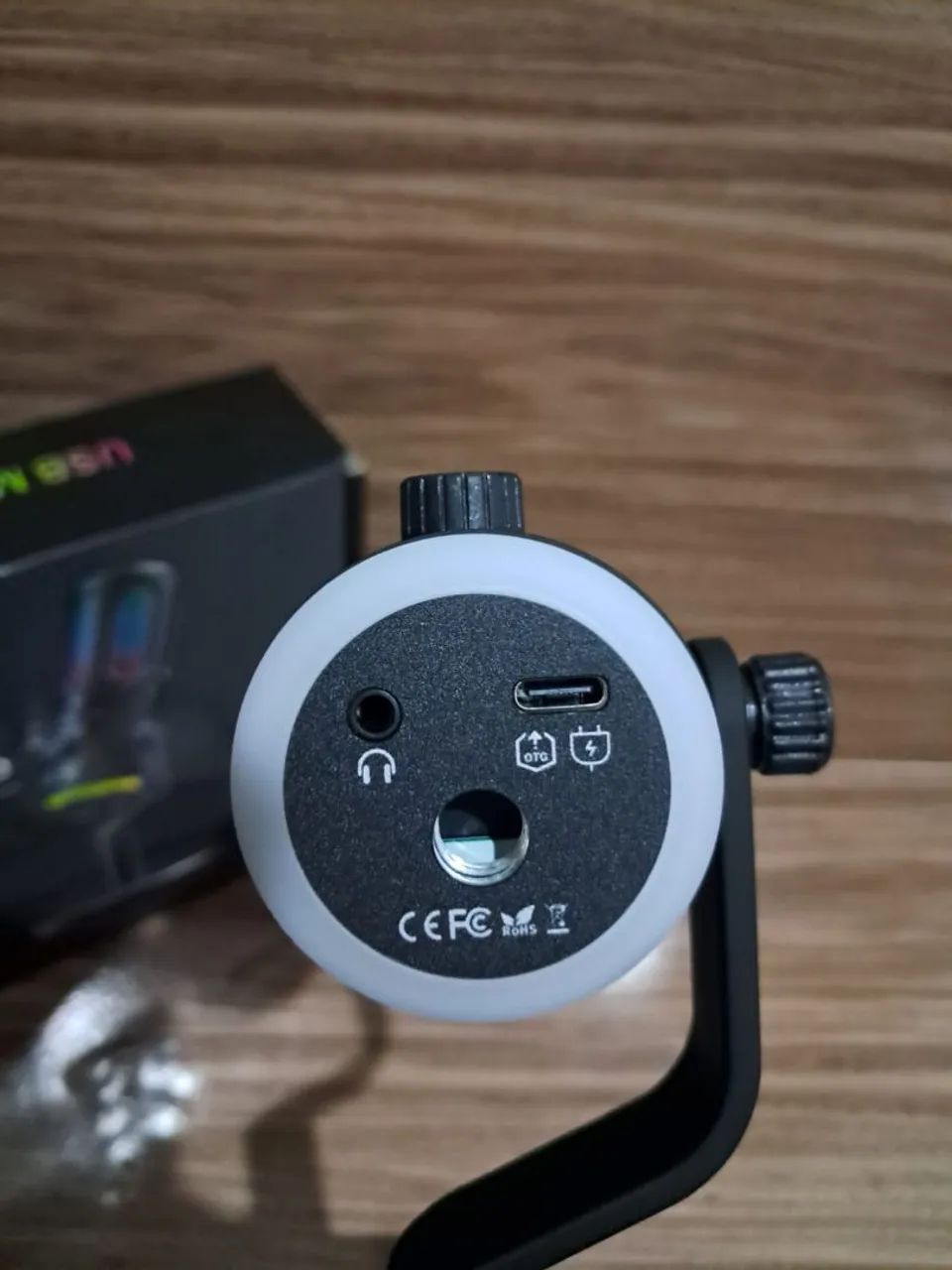 Promoção!!! Microfone Condensador USB SU8 RGB - Foto 2